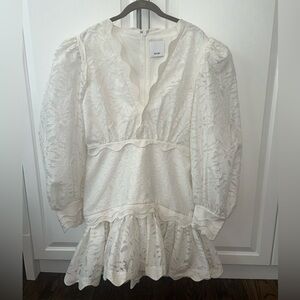 Acler white dress